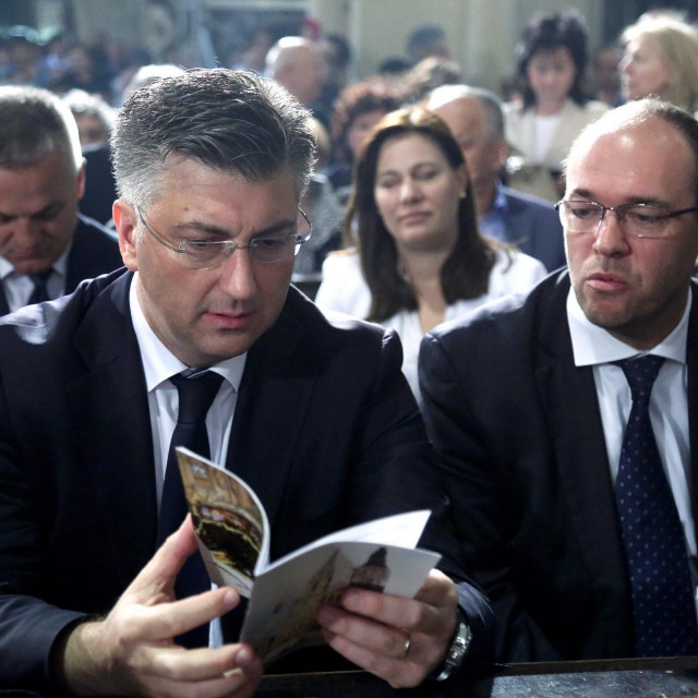 Andrej Plenković i Davor Ivo Stier