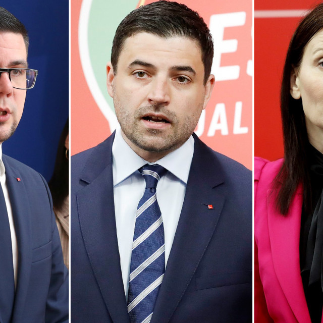 Domagoj Hajduković, Davor Bernardić i Sabina Glasovac