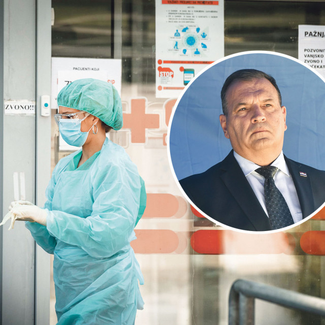 ministar zdravstva Vili Beroš (u krugu)