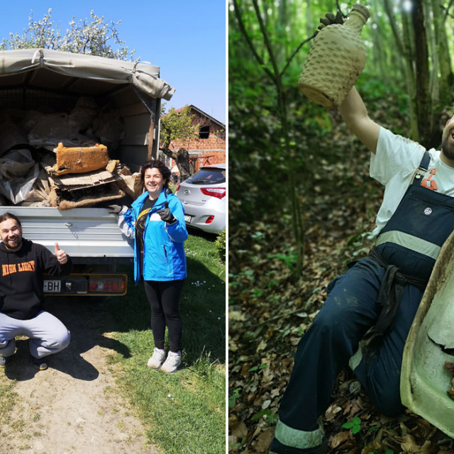 Perica Štefan s nećakinjom Magdalenom i sestrom Valentinom 