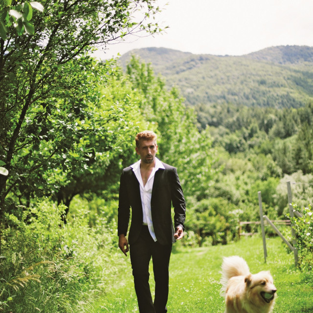 Slavko Sobin na svom imanju pored Zagreba.