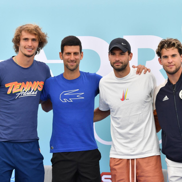 Zverev, Đoković, Dimitrov i Thiem u Beogradu