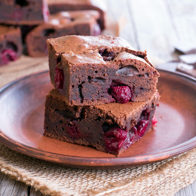 Brownies s višnjama