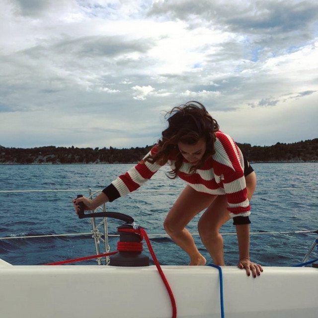 Natali je pokazala da je maher za jedrenje