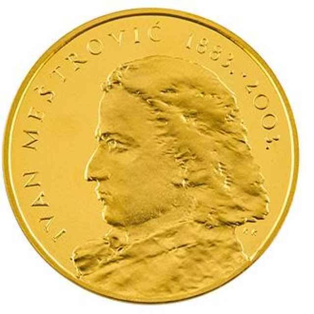 Zlatna medalja „120. godišnjica rođenja kipara Ivana Meštrovića“