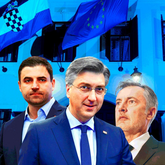 Davor Bernardić, Andrej Plenković, Miroslav Škoro