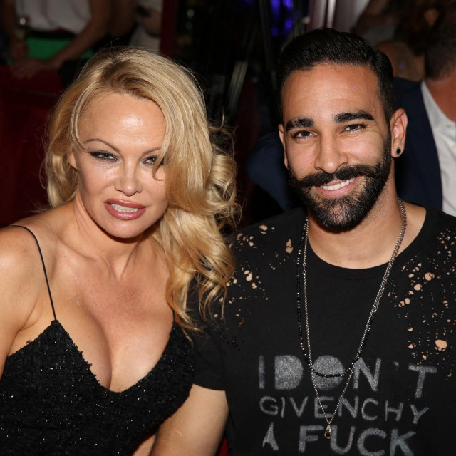 Pamela Anderson i Adil Rami