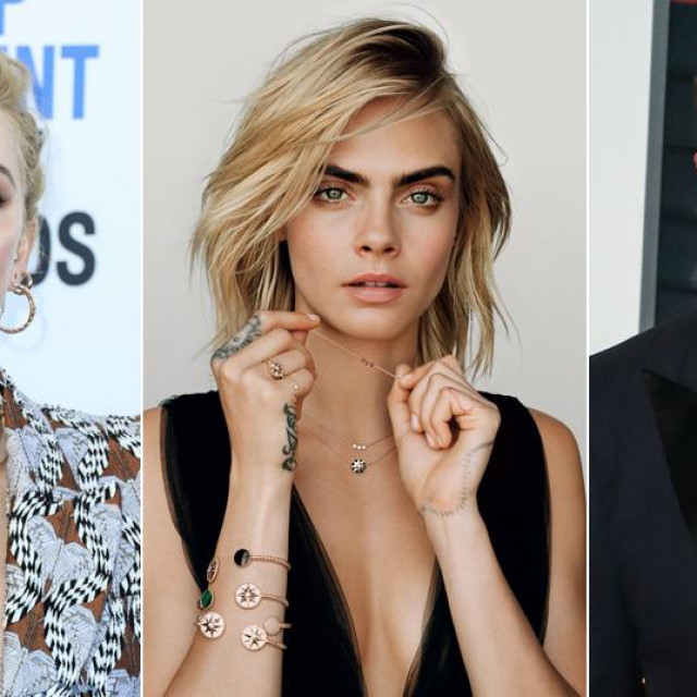 Amber Heard, Cara Delevigne, Elon Musk