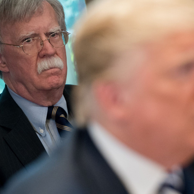 Bivši savjetnik za nacionalnu sigurnost John Bolton i američki predsjednik Donald Trump