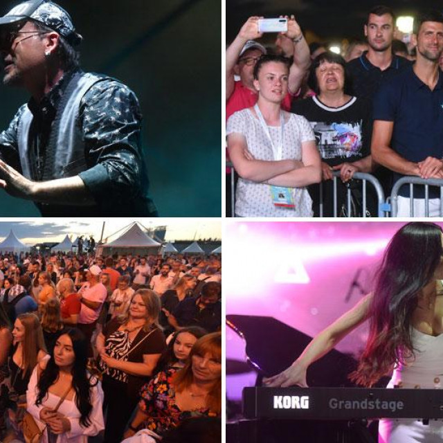 Koncert Gibonnija i Lole Astanove na Adria Touru Novaka Đokovića u Zadru