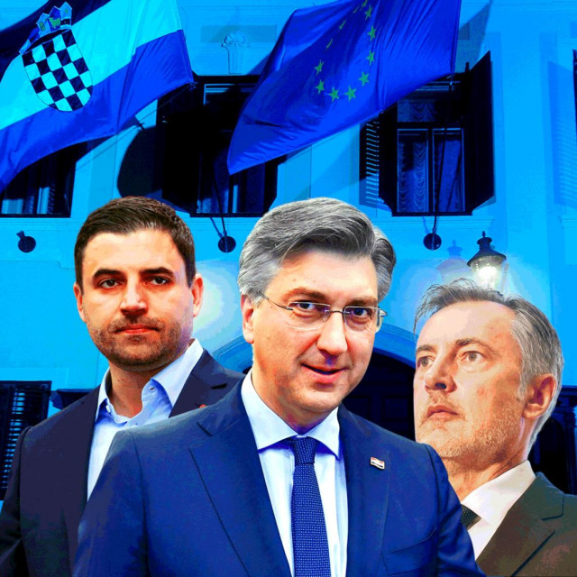 Davor Bernardić, Andrej Plenković, Miroslav Škoro