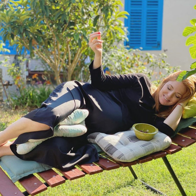 Glumica je ipak uspjela uživati u posljednjoj fazi trudnoće.