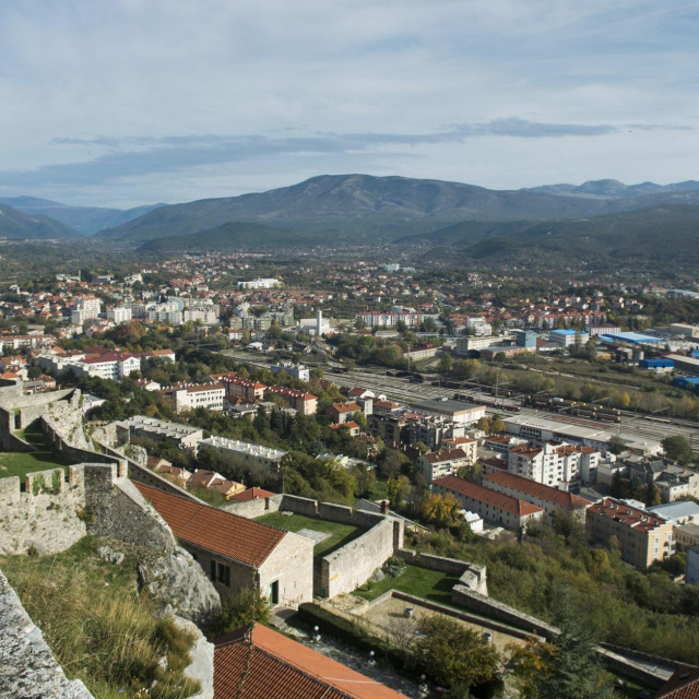 Knin, panorama