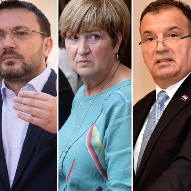 Božo Petrov, Arsen Bauk, Ruža Tomašić, Vili Beroš i Željko Kreum