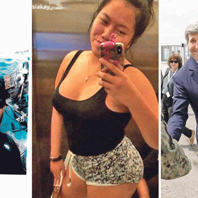 Glavni osumnjičenik H. Littlejohn (lijevo), Lin Raiwest (u sredini), državni tajnik John Kerry posjetio je bazu 2016. kad je 'operacija' bila u punom jeku (desno)