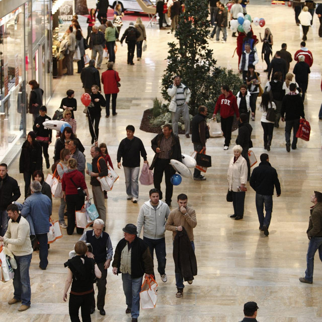 Ilustracija, šoping centar