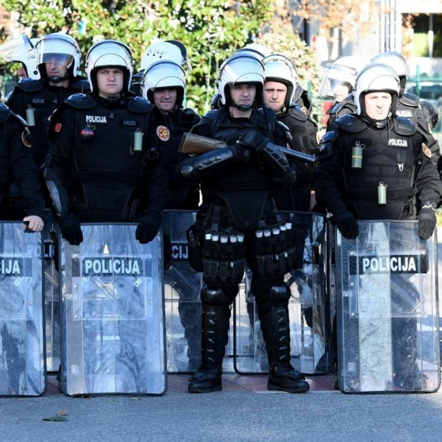 Ilustracija, crnogorska policija