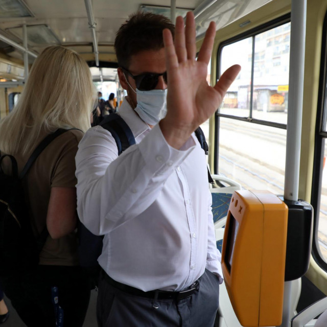 Prizor iz ZET-ovog tramvaja