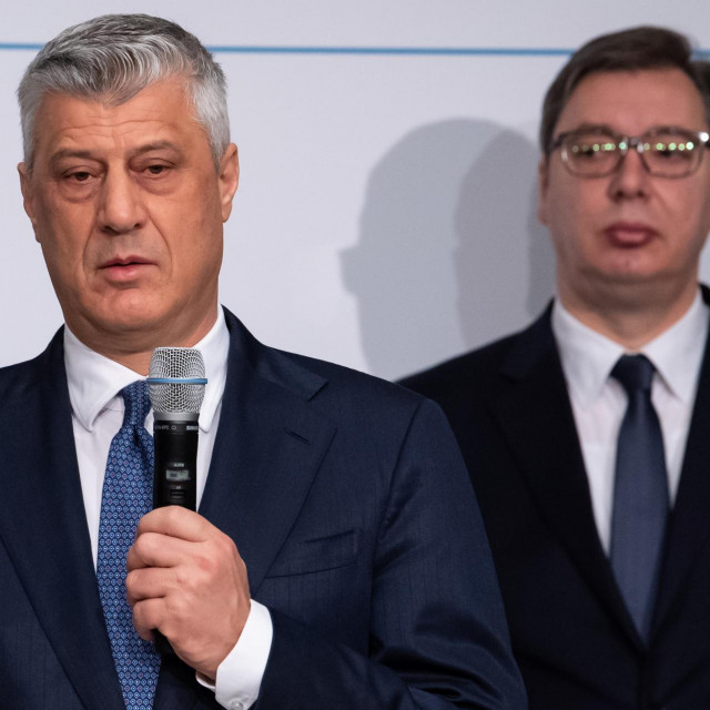 Hashim Thaci i Aleksandar Vučić