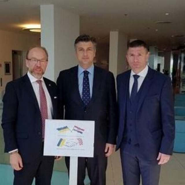 Genadij Čižikov, Andrej Plenković i Ivica Pirić