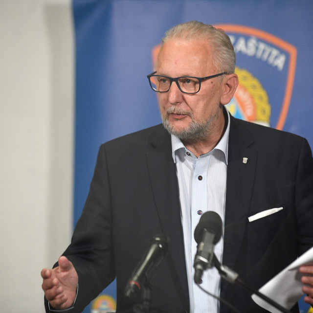 Minister of interior Davor Bozinovic