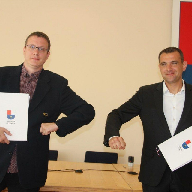 Direktor tvrtke Fortis Labor Lorenzo Gašparić i Matija Posavec