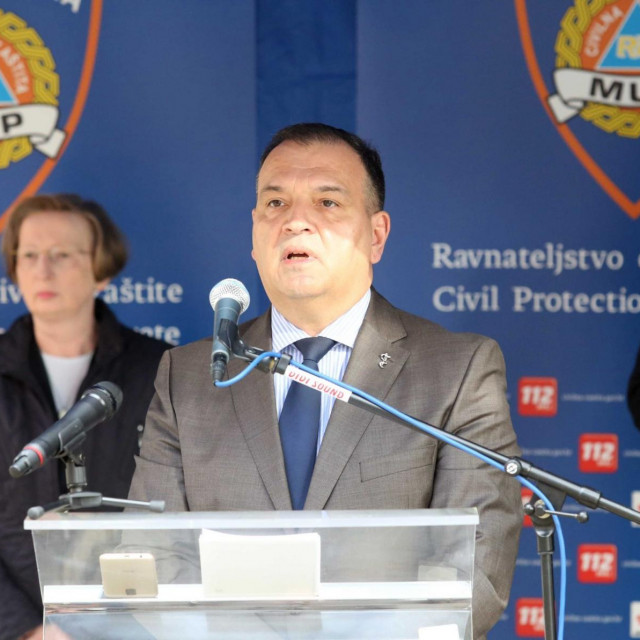 Konferencija Nacionalnog stožera za civilnu zaštitu.