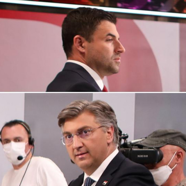 Davor Bernardić i Andrej Plenković