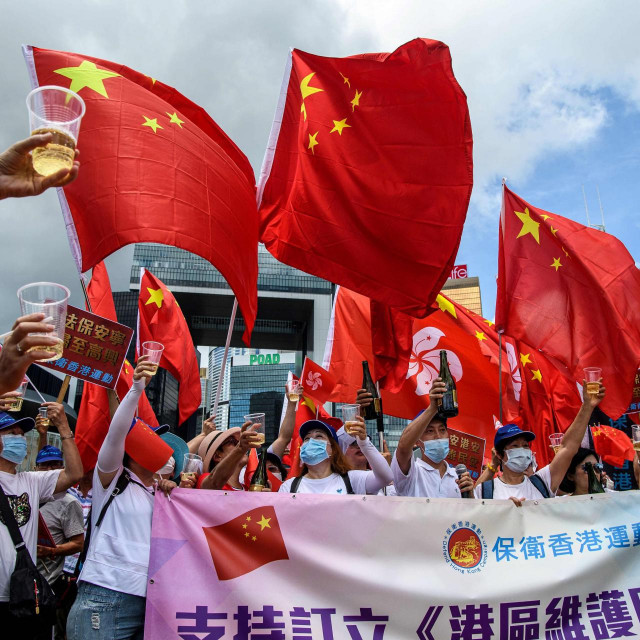 Skup potpore novom zakonu o sigurnosti  u Hong KOngu