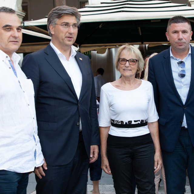 Andrej Plenković, Nevenka Tuđman, Ivica Pirić