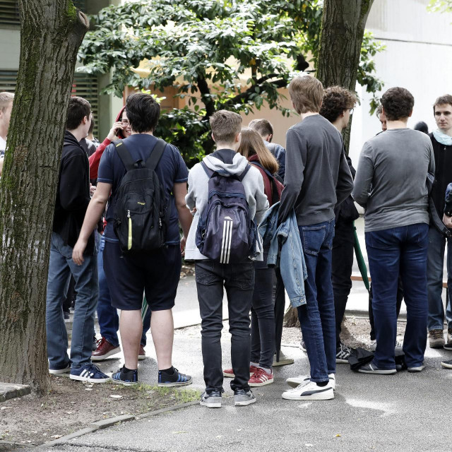 učenici, ilustracija