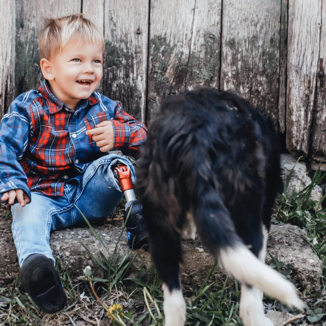 Šimun Stojanović i pas Simba