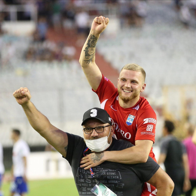 Petar Bočkaj slavi na Poljudu