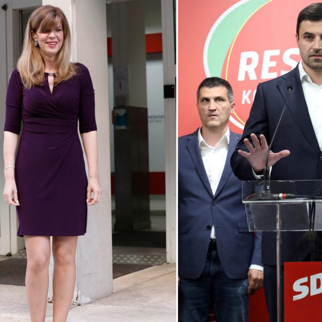 Biljana Borzan i Davor Bernardić