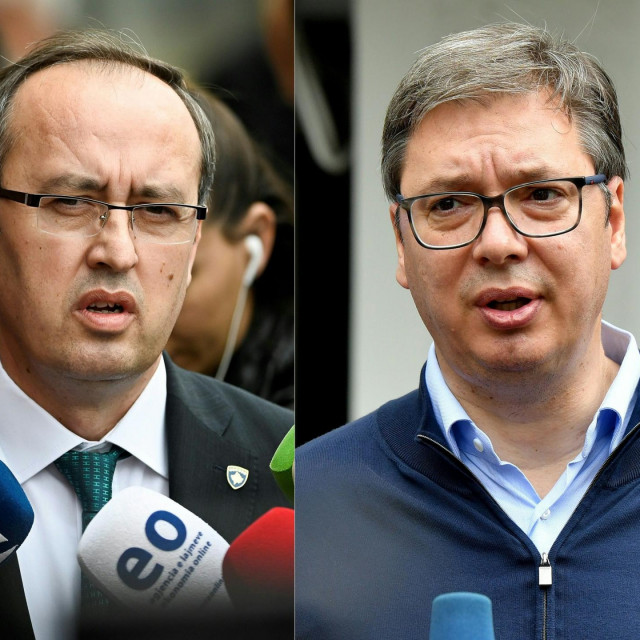 Avduallah Hoti i Aleksandar Vučić