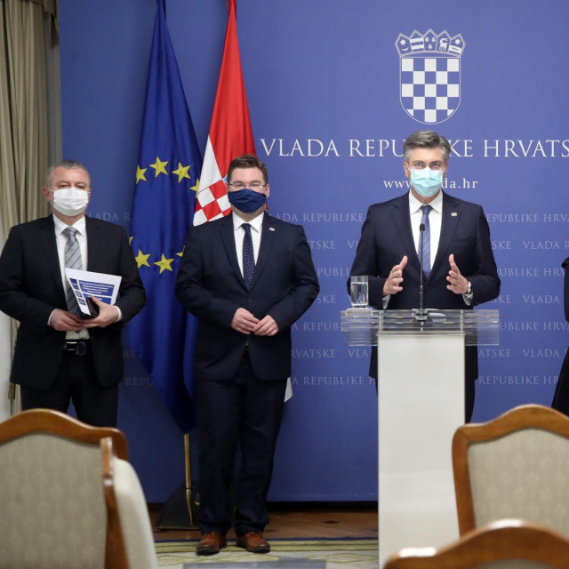 Banski dvori, konferencija za medije