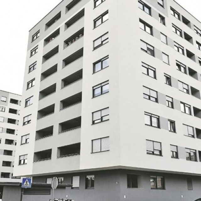 Zgrada na Borongajskoj cesti s koje je Podnar pao i poginuo 2017. godine