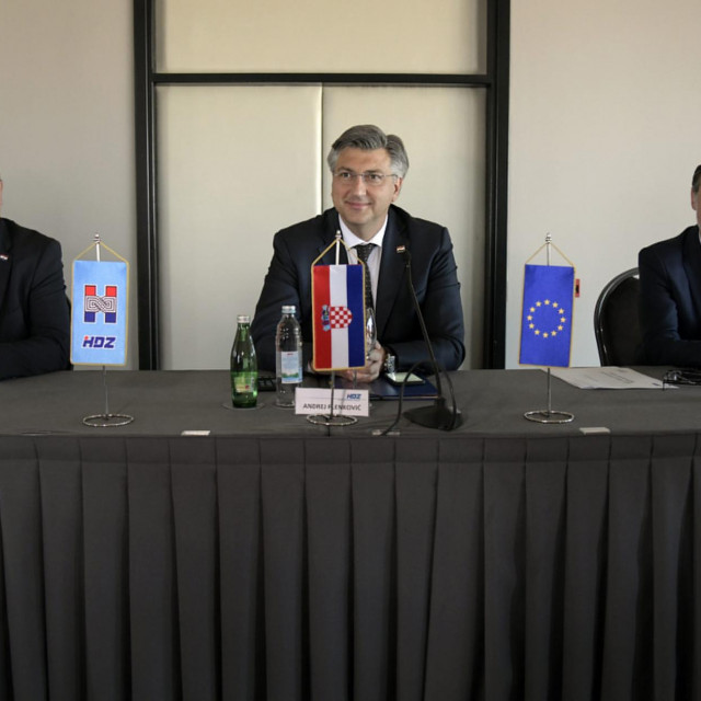 Tomo Medved, Andrej Plenković, Gordan Jandroković