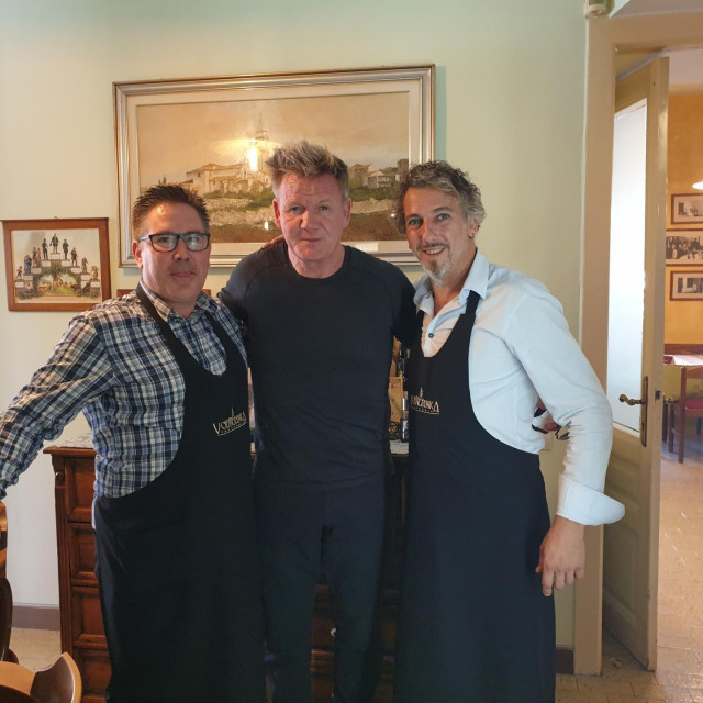 Marko Divić, sommelier iz Vodnjanke, Ramsey i Moris Civitico, vlasnik Vodnjanke u Puli