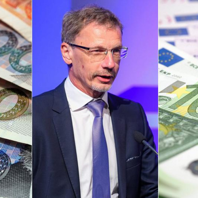 Guverner Hrvatske narodne banke Boris Vujčić (sredina)