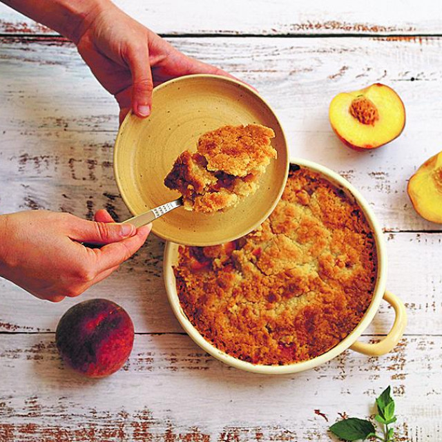 Izrada drobljenca od breskvi