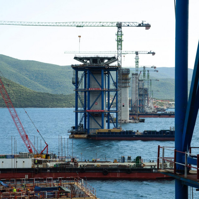 Gradilište Pelješkog mosta