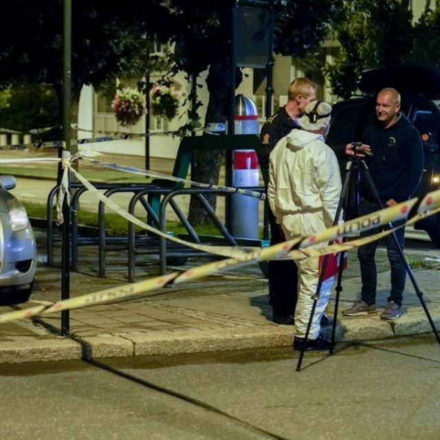 policijski očevid u Sarpsborgu