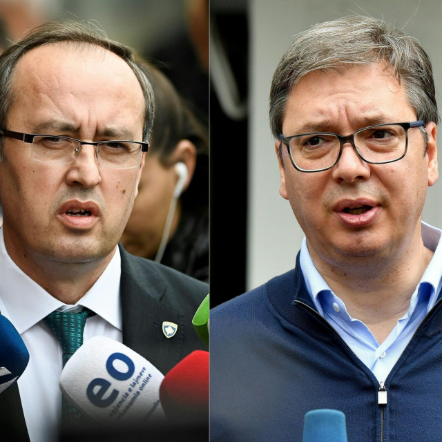 Avdullah Hoti; Aleksandar Vučić