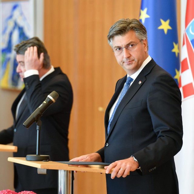 Zoran Milanović i Andrej Plenković