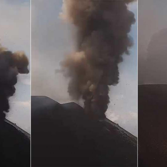 Vulkanske erupcije na otoku Stromboli