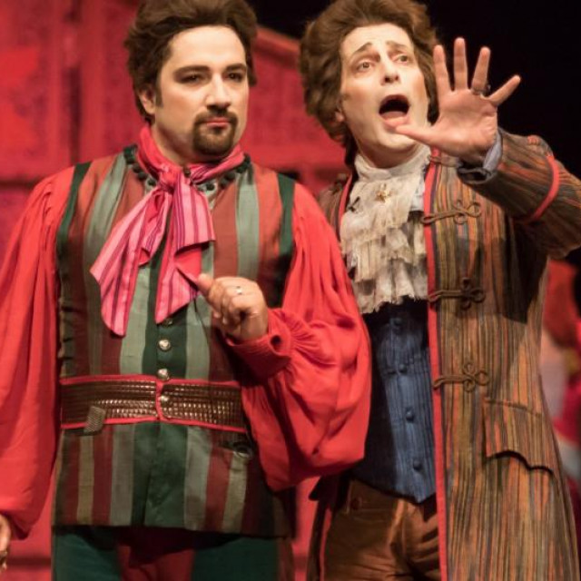 Prizor iz predstave 'Seviljski brijač'