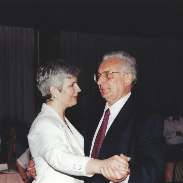 Jadranka Kosor i Franjo Tuđman