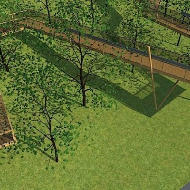 Budući izgled staze među krošnjama