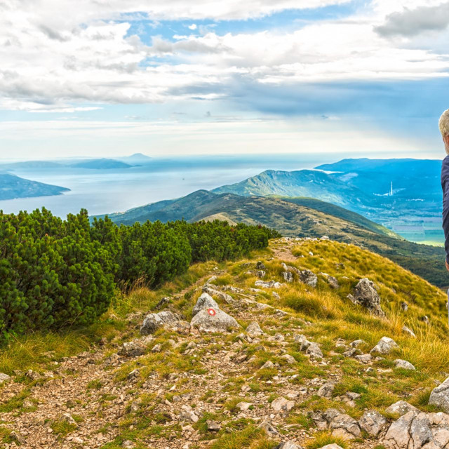 Pogled na istarsku Učku koja je dio Via Adriatice
